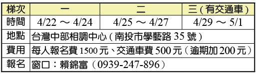 全台弟兄集調報名時地