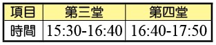 北美華語特會各班時地