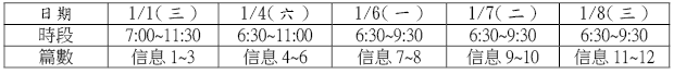 清晨班