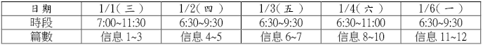 清晨班1215