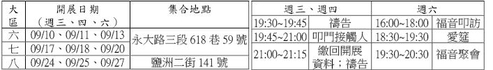 鹽行開展0907